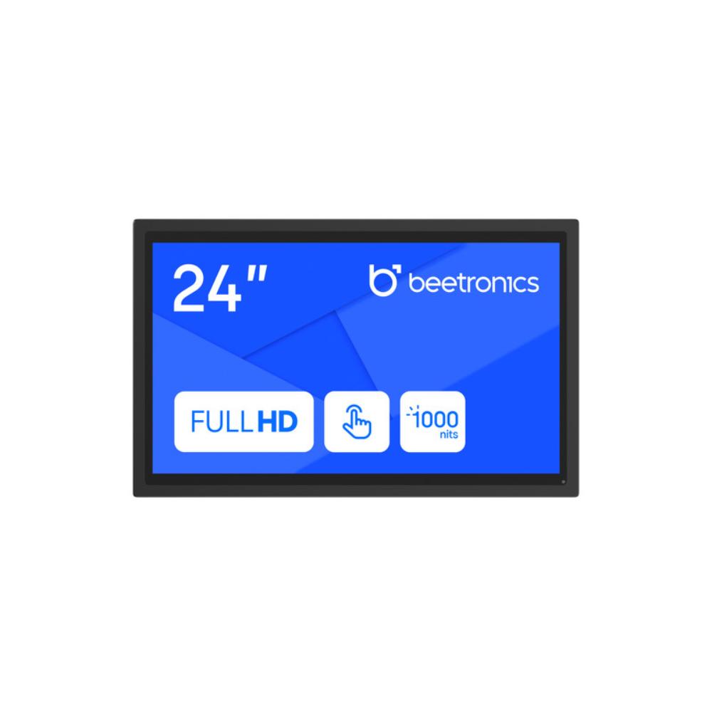 Beetronics 24" hábirtu snertiskjár · · FullHD upplausn (1920 x 1080) · LED IPS MultiTouch · Contrast 