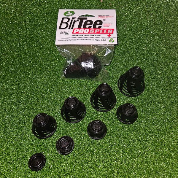 Blá BirTee tí fyrir golfhermi